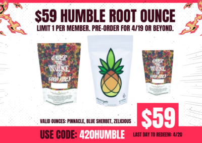 Four20 Pre-Order: $59 Humble Root Ounce