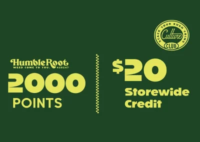 $20 Storewide Credit With 2000 Rewards Points