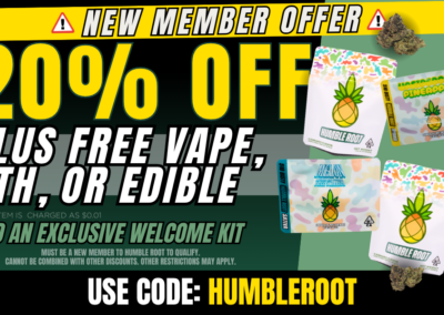 20% off + 1¢ 8th, Vape, or Edible