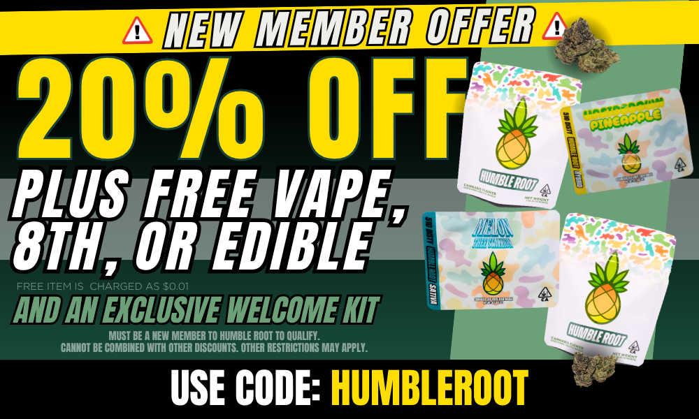 20% off + 1¢ 8th, Vape, or Edible