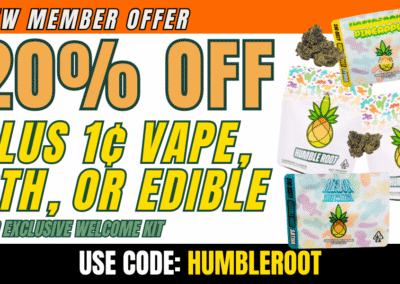 20% off + 1¢ 8th, Vape, or Edible