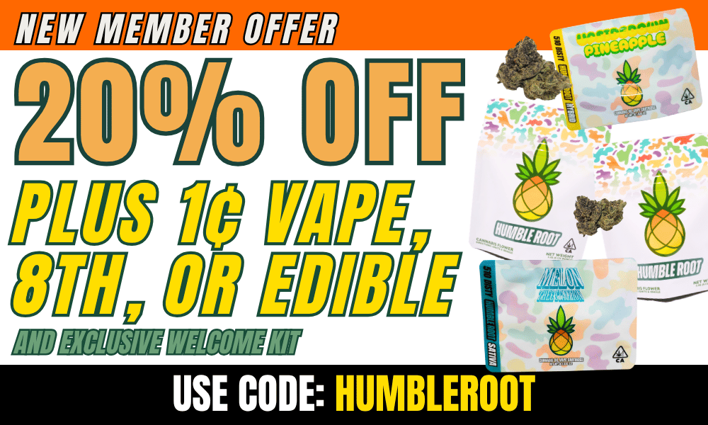 20% off + 1¢ 8th, Vape, or Edible picture