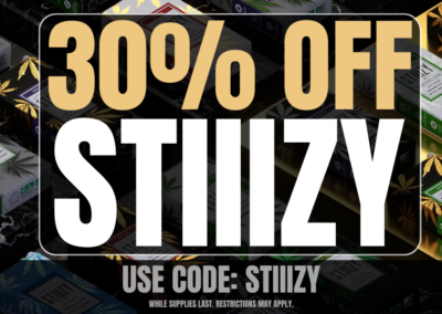 30% off STIIIZY, Every Day