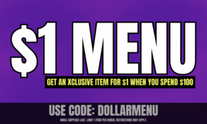 Spend $100, Shop our $1 Menu! picture