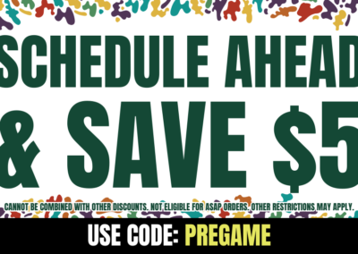 Schedule & Save $5