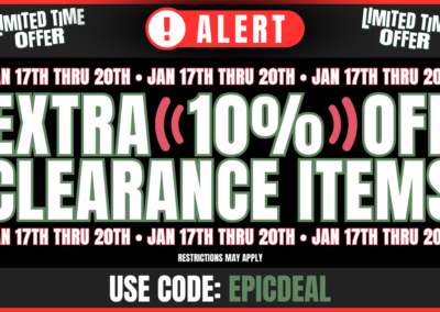 Extra 10% off Clearance