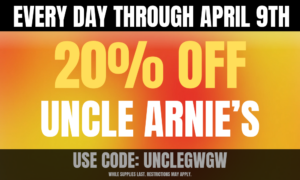 20% off Uncle Arnie’s picture