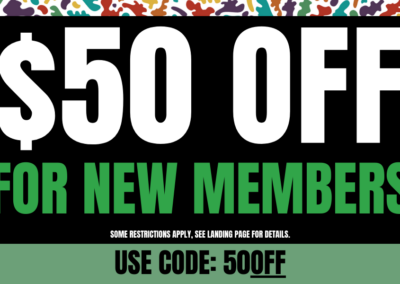 $50 Off for New Members