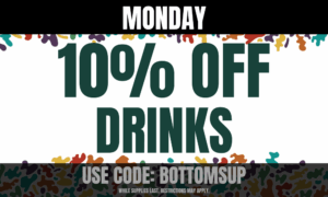 Monday: 10% off Drinks picture