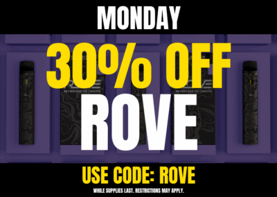 Monday: 30% off ROVE