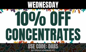 Wednesday: 10% off Concentrates picture