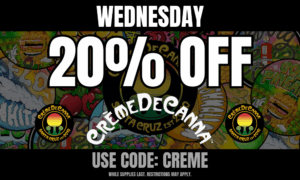Wednesday: 20% off Creme de Canna picture