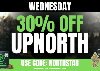 Wednesday: 30% off UpNorth