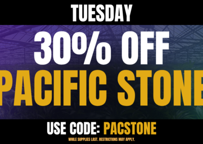 Tuesday: 30% off Pacific Stone
