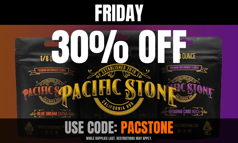 Friday: 30% off Pacific Stone