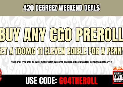 CGO Pre-Roll + $0.01 Edible