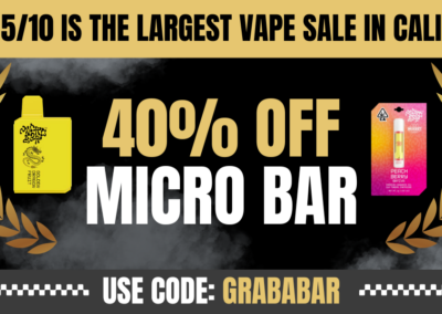 40% off Micro Bar