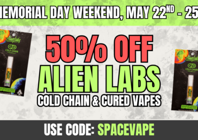 50% off Alien Labs Vapes