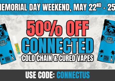50% off Connected Vapes