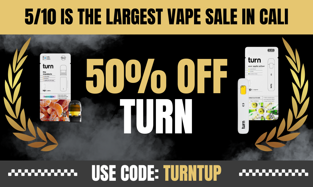 50% off Turn