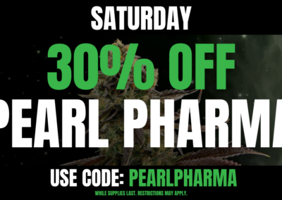 Saturday: 30% off Pearl Pharma