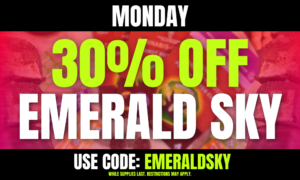 Monday: 30% off Emerald Sky picture