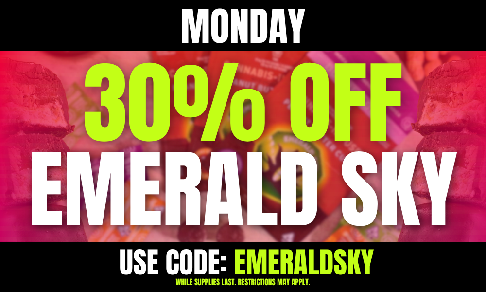 Monday: 30% off Emerald Sky Monday: 30% off Emerald Sky