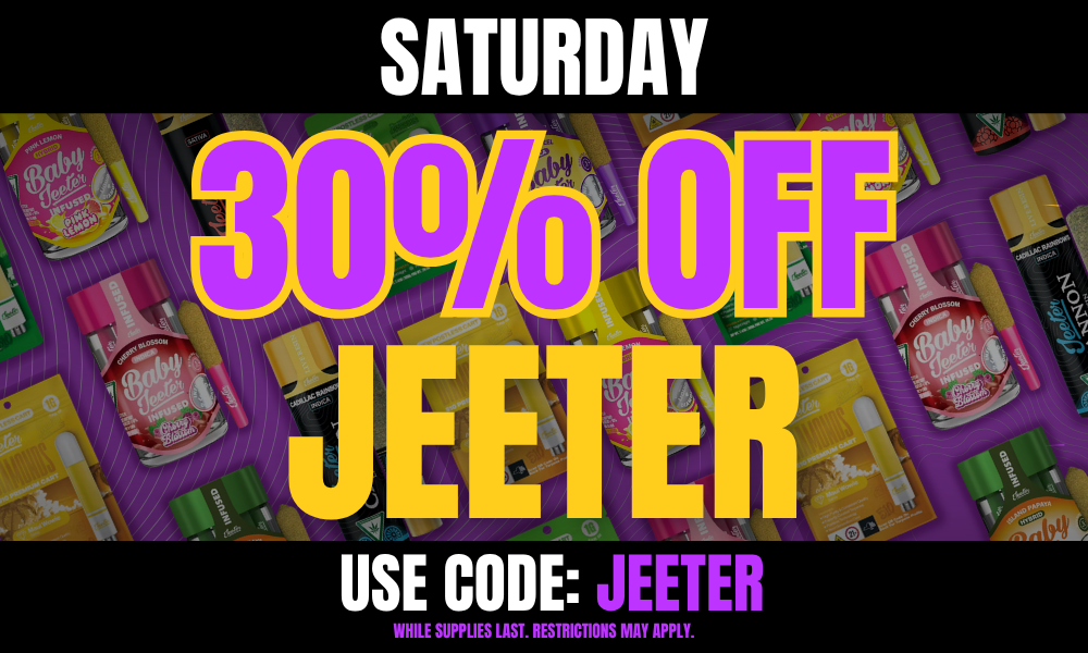 Saturday: 30% off Jeeter picture